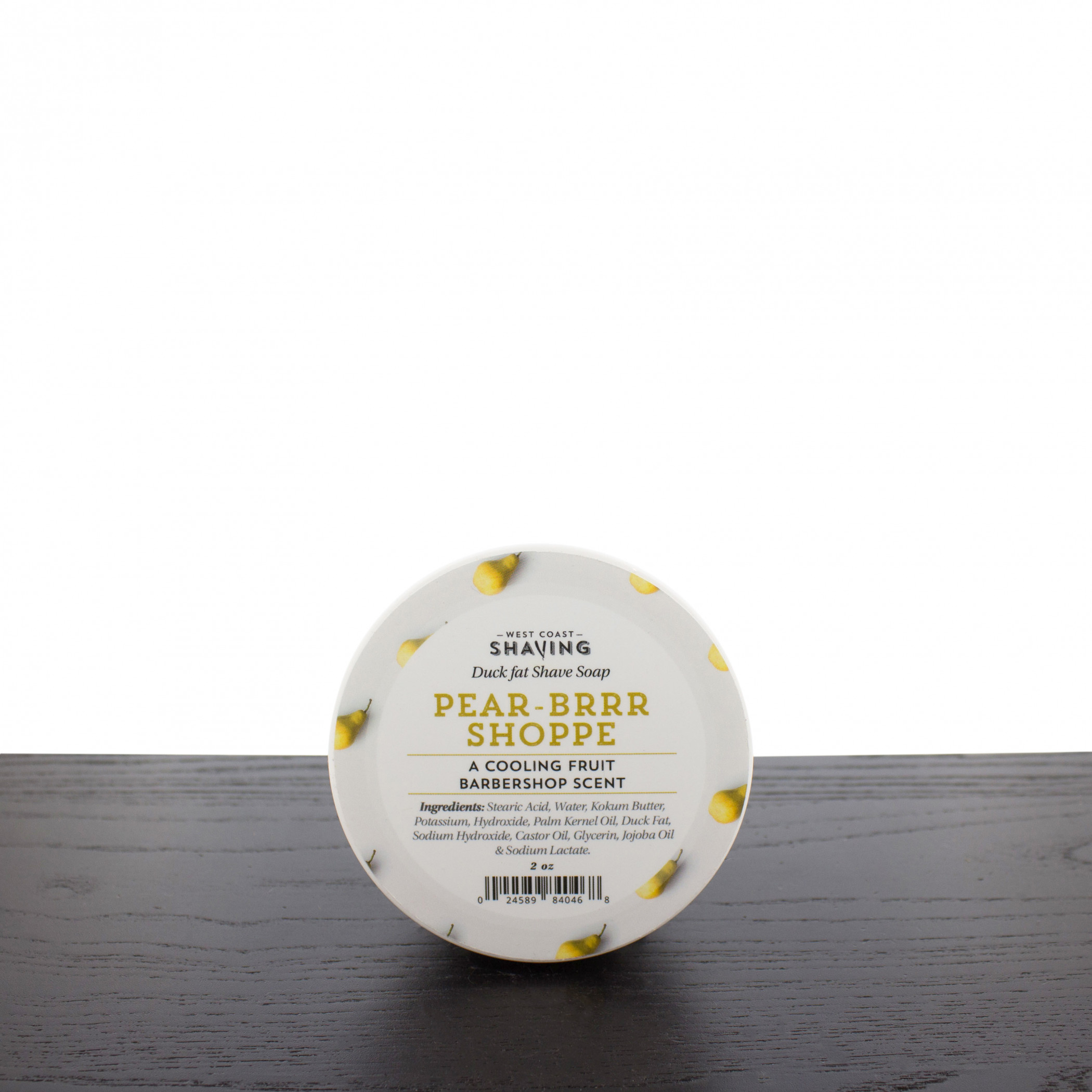 Product image 0 for WCS Duck Fat Shaving Soap, Pear-Brrr Shoppe, 2 oz